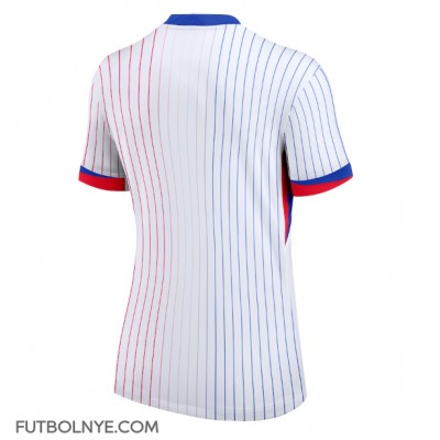 Camiseta Francia Visitante Equipación para mujer Eurocopa 2024 manga corta Camiseta Francia Visitante Equipación para mujer Eurocopa 2024 manga corta